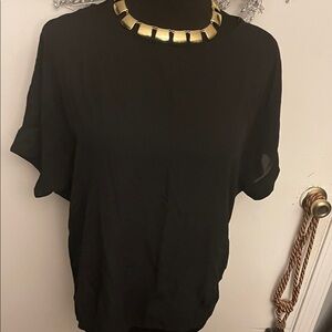 The Limited Black Short Sleeve Top